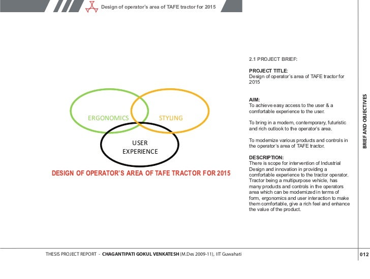 industrial design thesis report